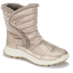 BareTraps Blush Metallic Magic Winter Boots with Faux Fur